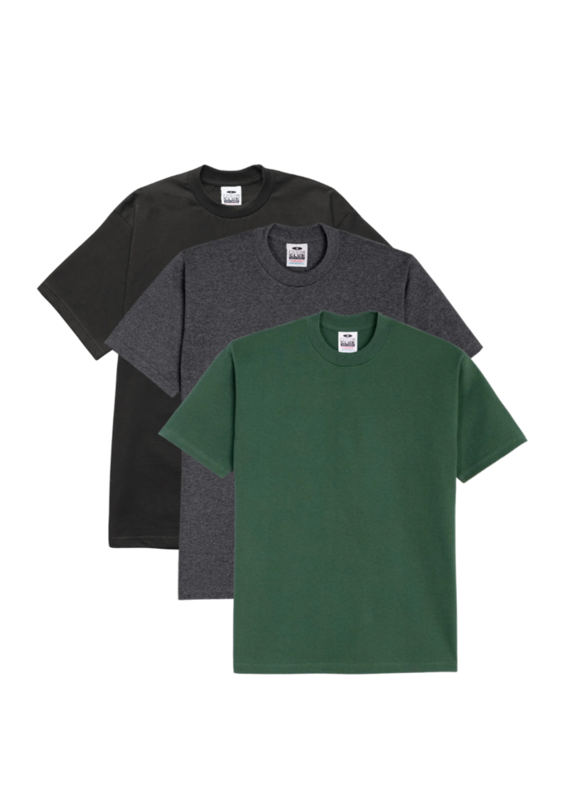 PROCLUB Heavyweight 3 Pack Assorted Colors