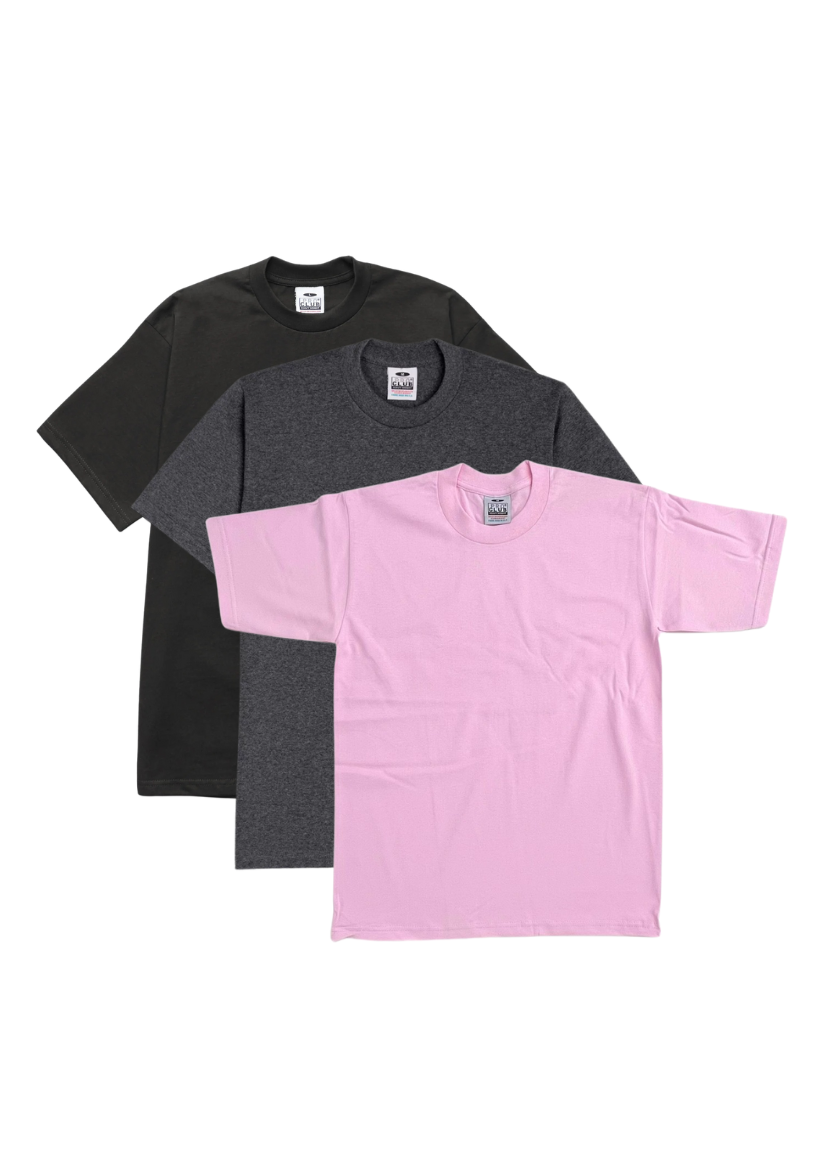 PROCLUB Heavyweight 3 Pack Assorted Colors