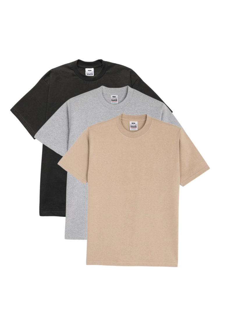 PROCLUB Heavyweight 3 Pack Assorted Colors