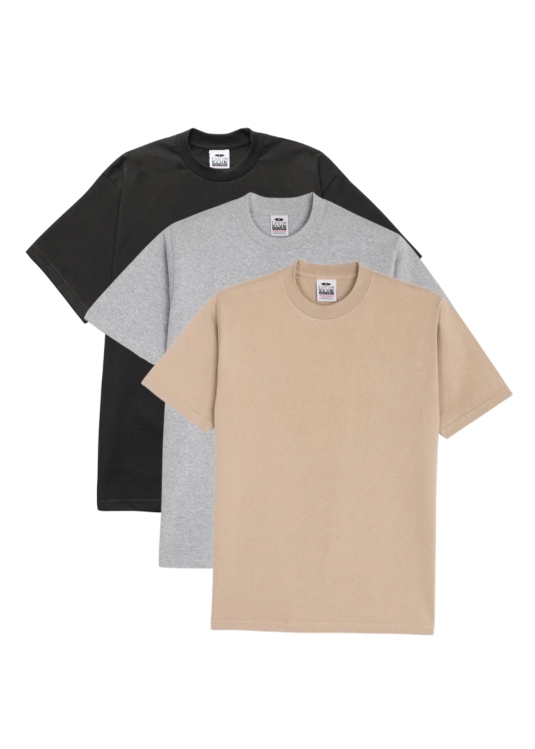 PROCLUB Heavyweight 3 Pack Assorted Colors