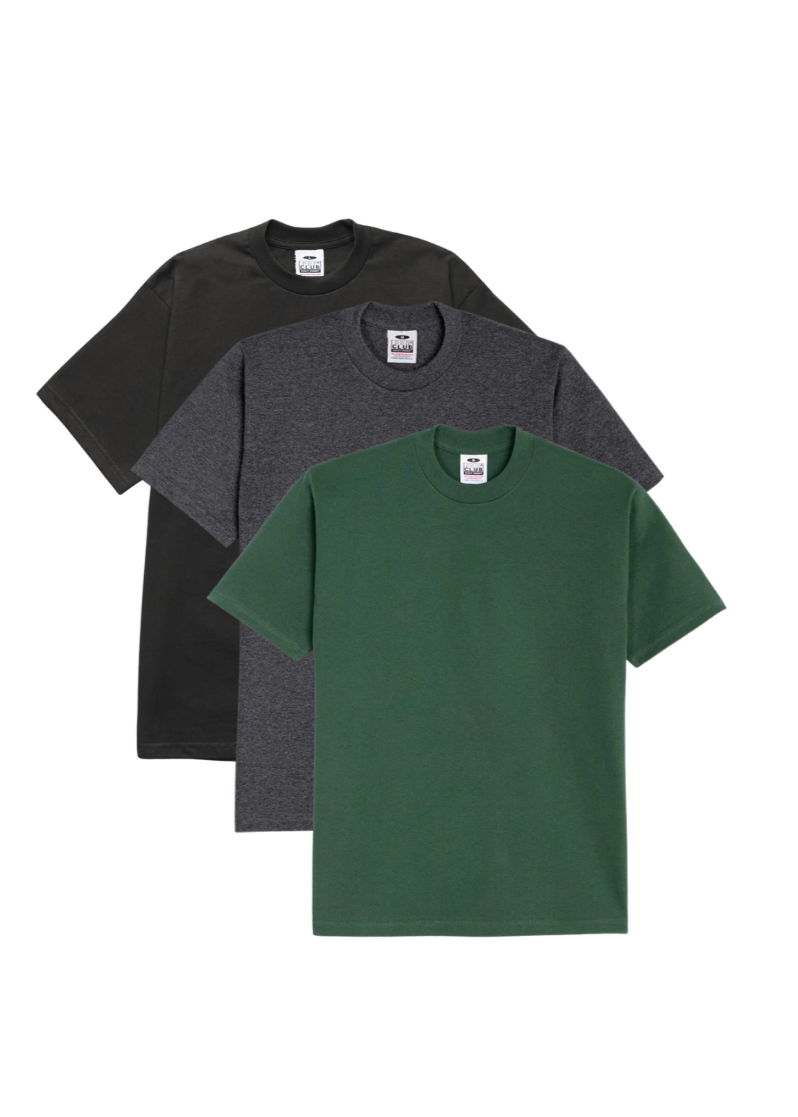 PROCLUB Heavyweight 3 Pack Assorted Colors