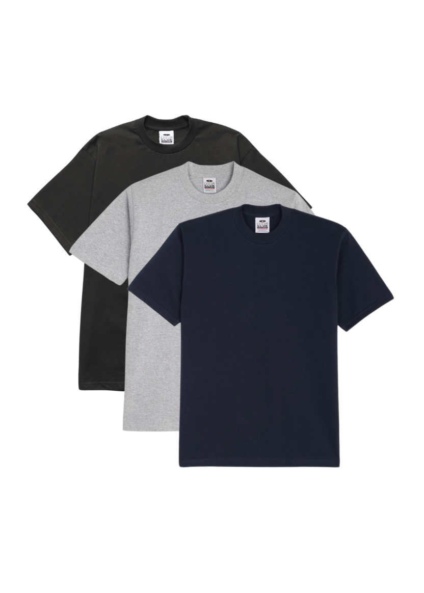 PROCLUB Heavyweight 3 Pack Assorted Colors