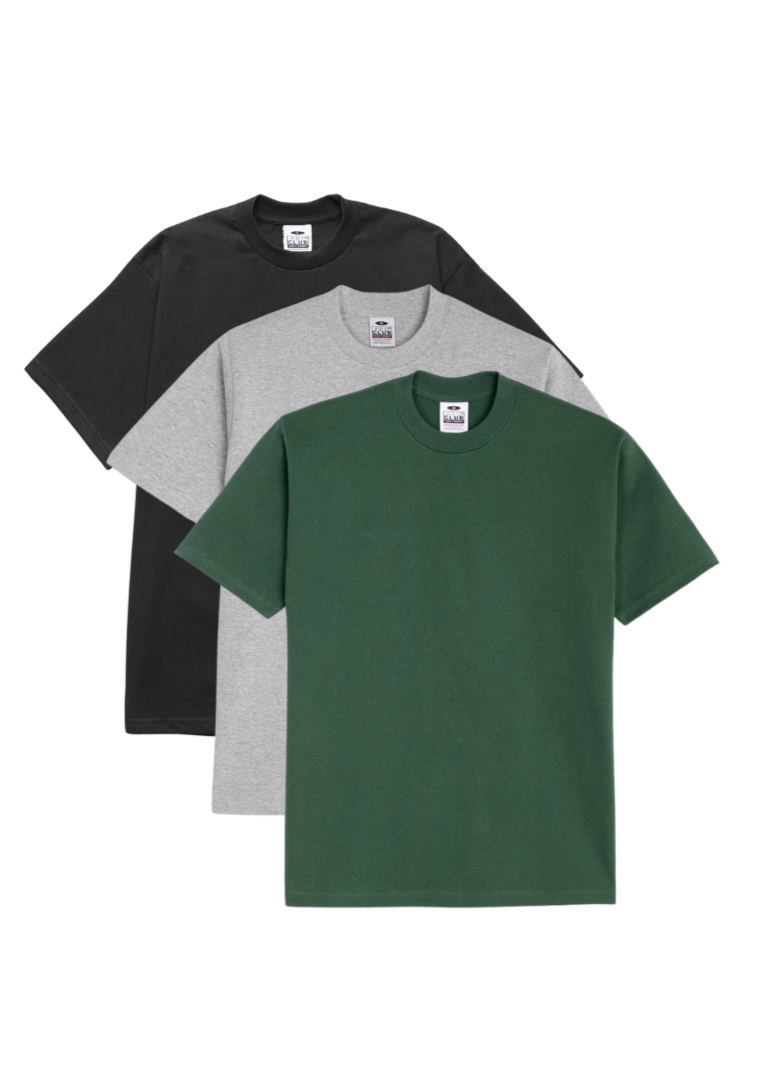 PROCLUB Heavyweight 3 Pack Assorted Colors