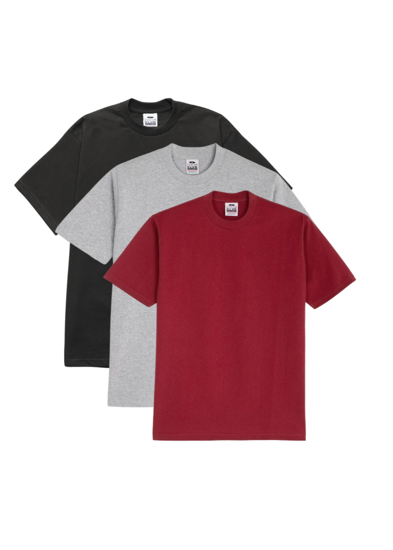 PROCLUB Heavyweight 3 Pack Assorted Colors