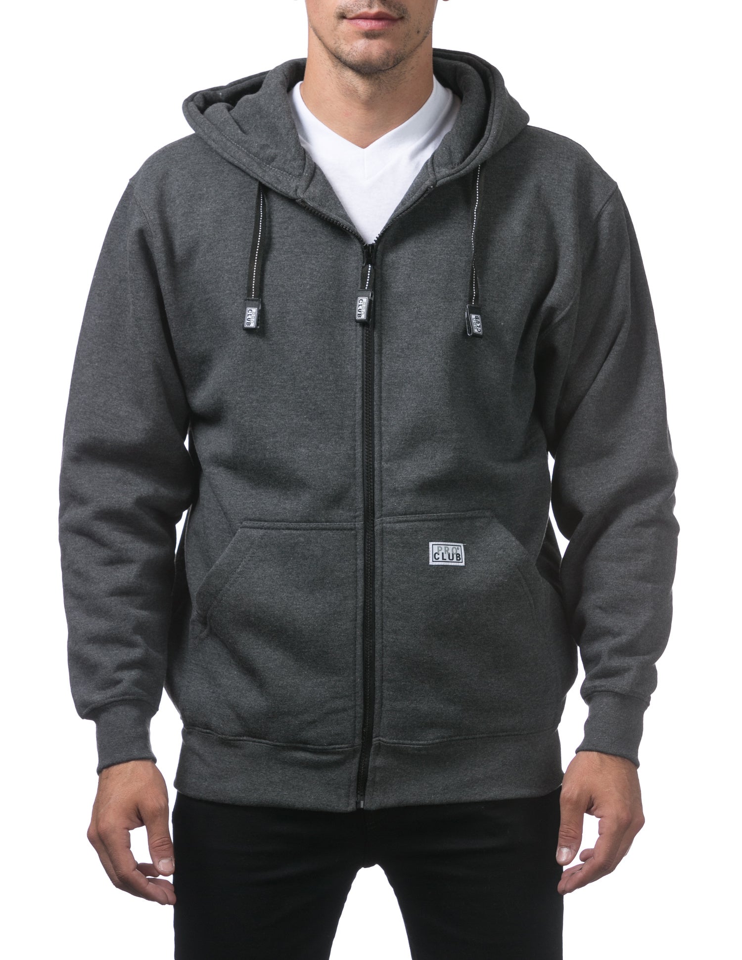 PROCLUB Men's Heavyweight Zipper Hoodie - Menswear