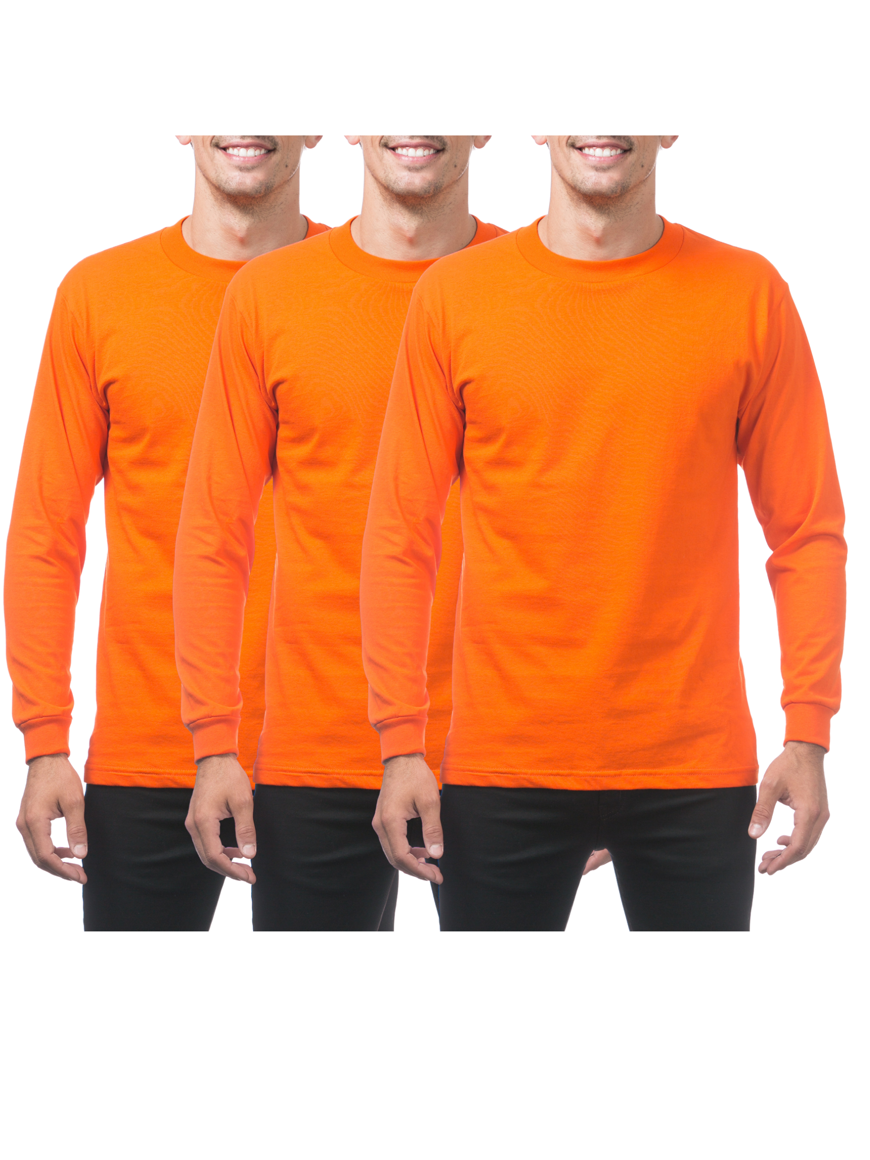 PROCLUB Comfort Long Sleeve Safety Color 3 Pack