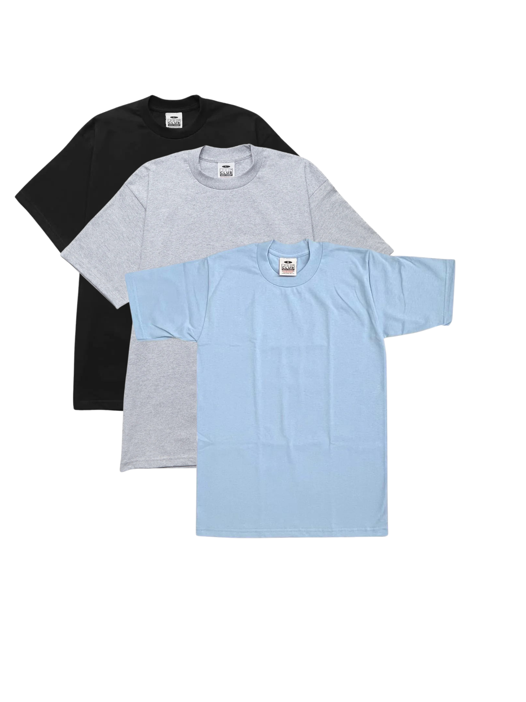 PROCLUB Heavyweight 3 Pack Assorted Colors