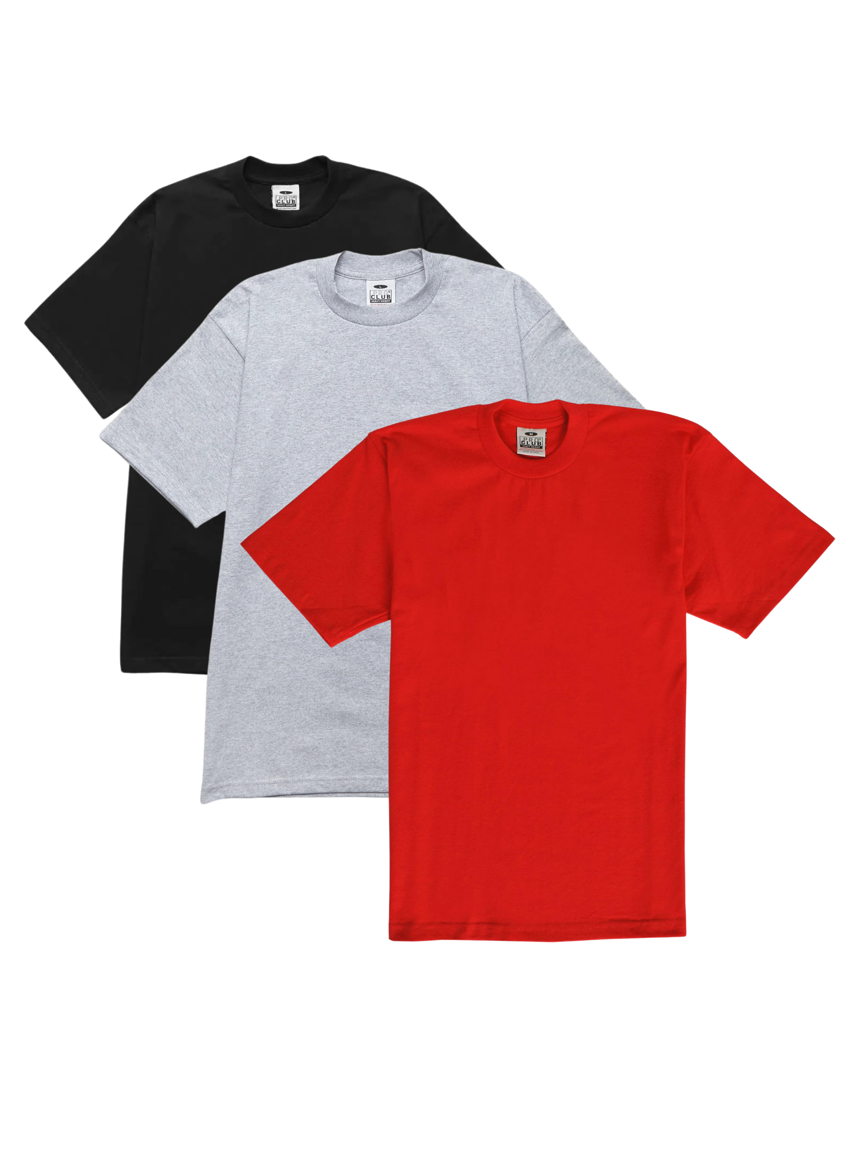 PROCLUB Heavyweight 3 Pack Assorted Colors