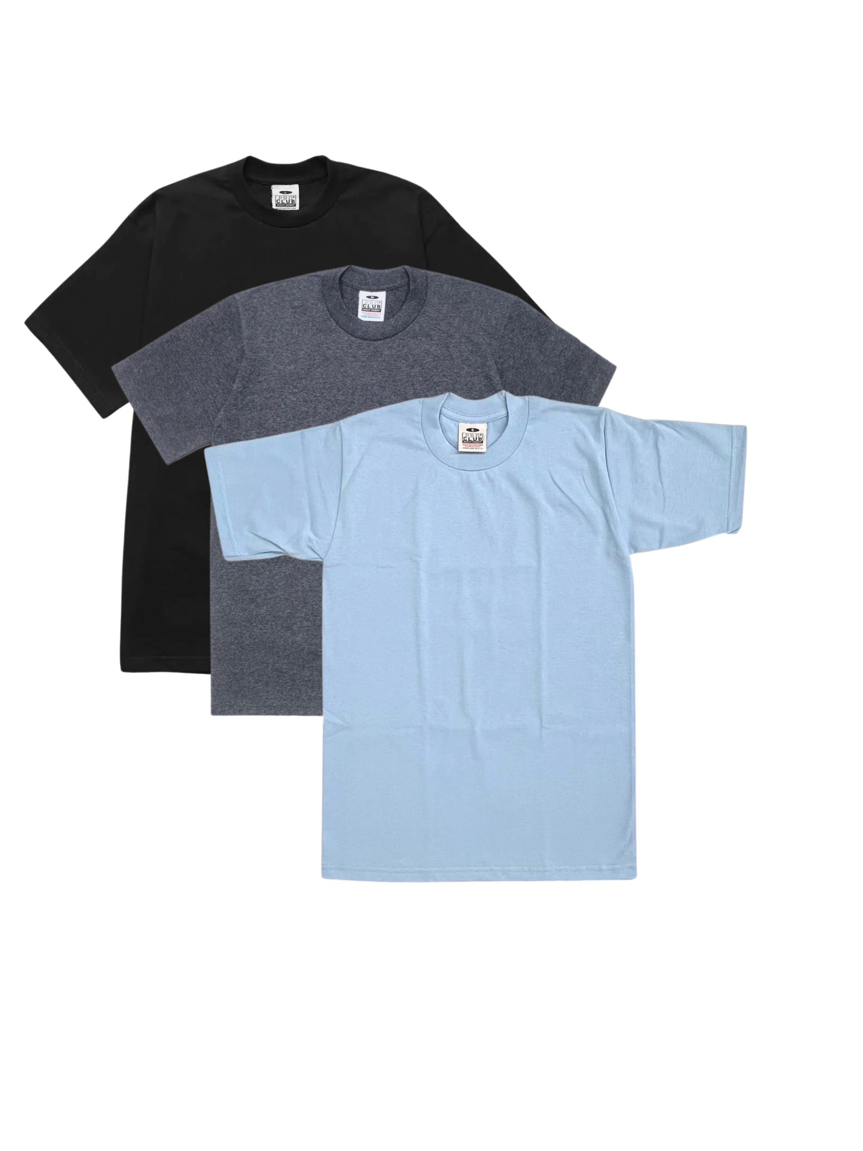 PROCLUB Heavyweight 3 Pack Assorted Colors