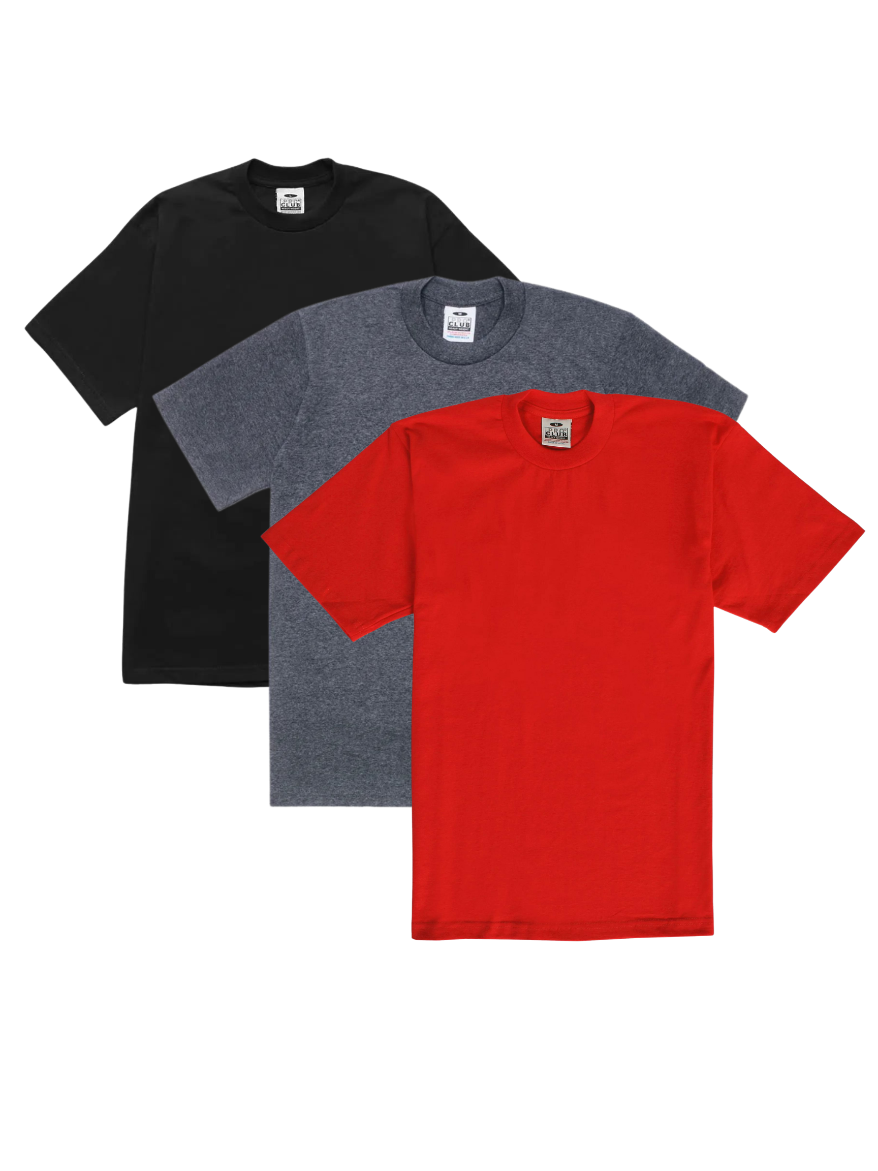 PROCLUB Heavyweight 3 Pack Assorted Colors
