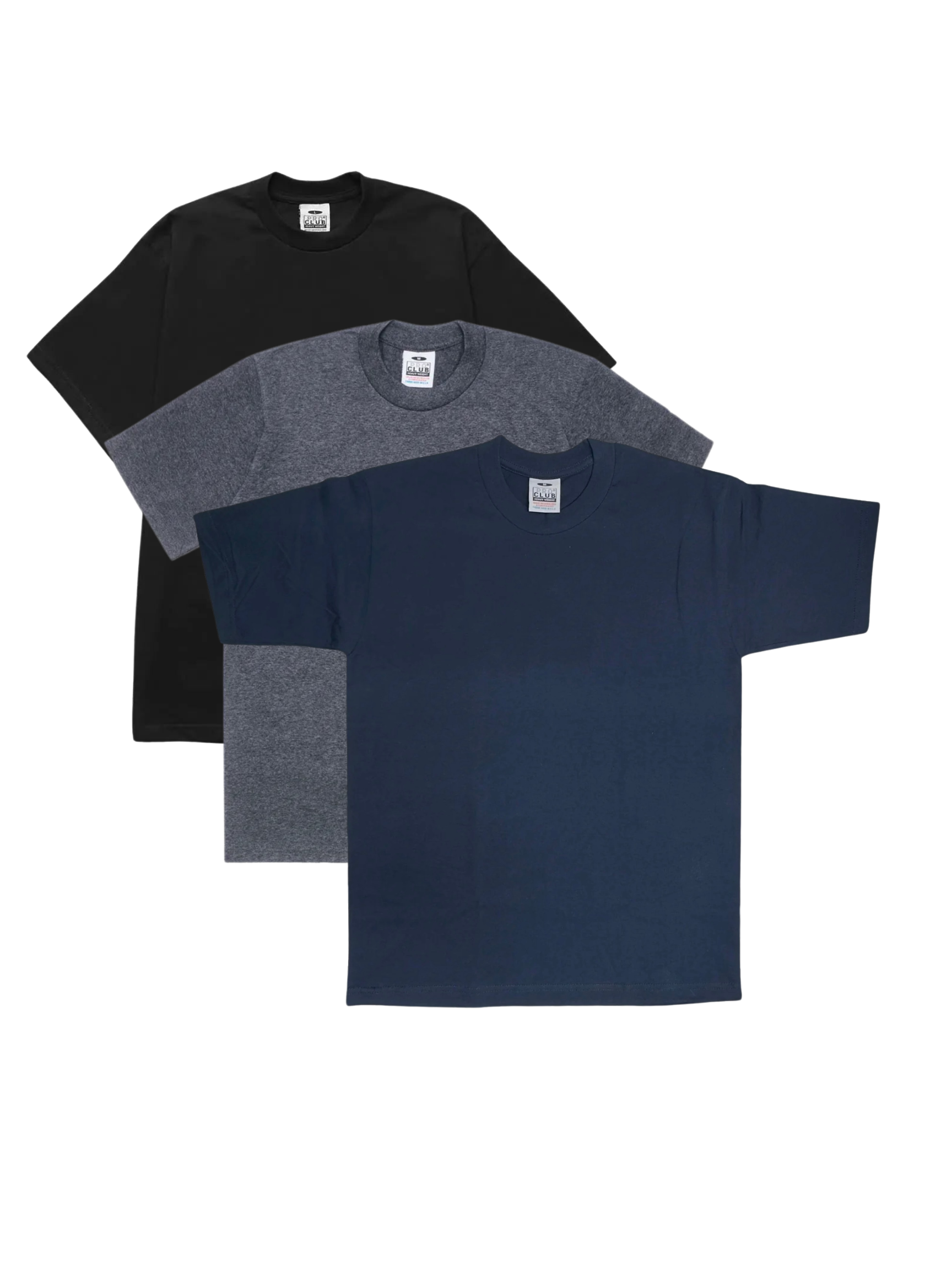 PROCLUB Heavyweight 3 Pack Assorted Colors