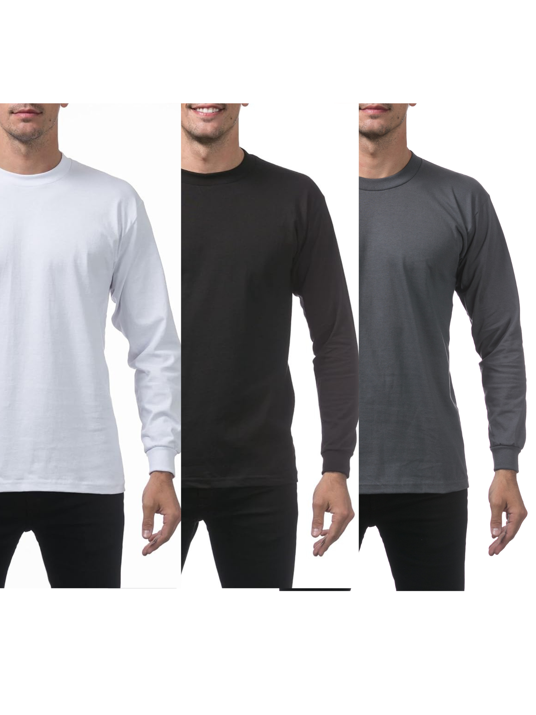 PROCLUB 3 Pack Long Sleeve