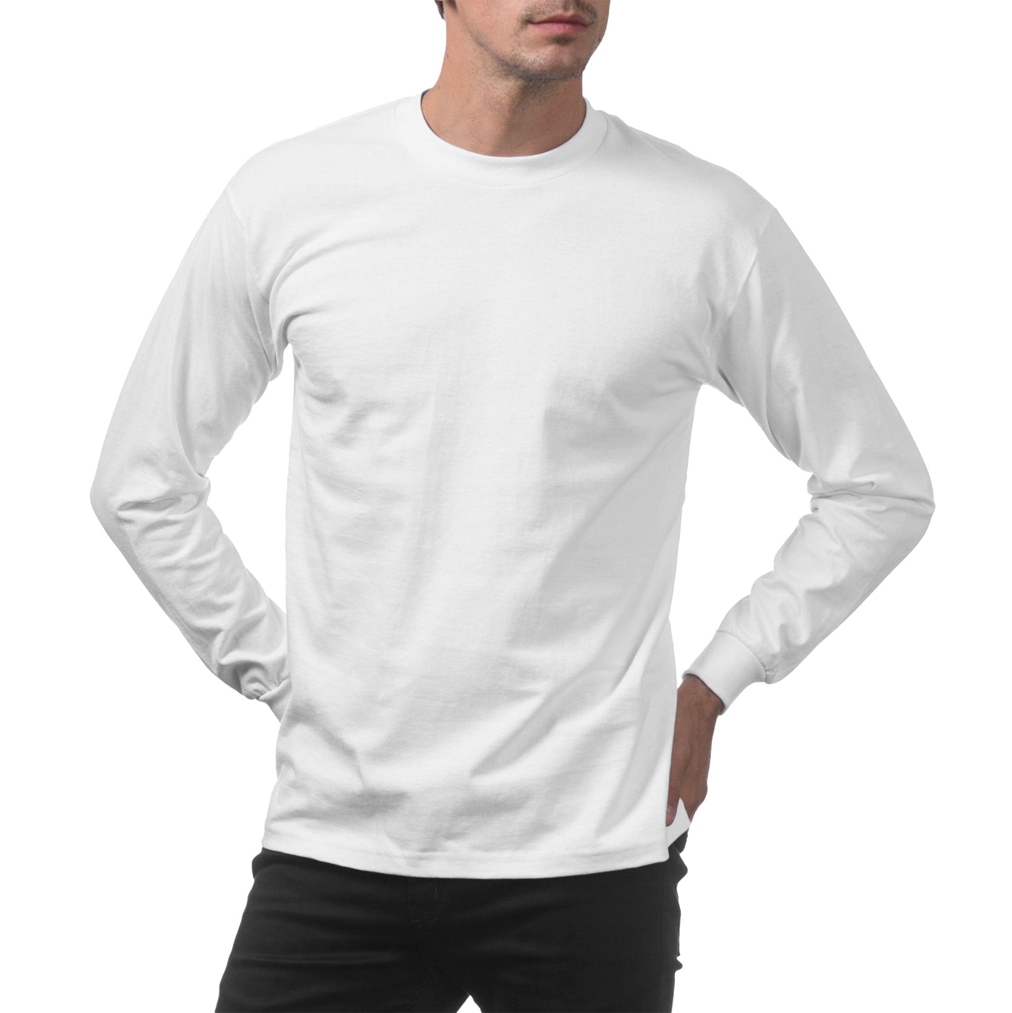 PROCLUB Heavyweight Longsleeve Shirt - Casual Clothing